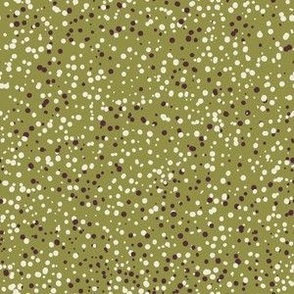 Small // Spooky Speckled Spots: Halloween-Inspired Blender -  Lime Green

