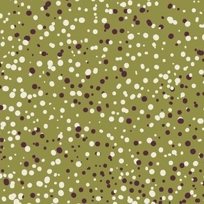Medium // Spooky Speckled Spots: Halloween-Inspired Blender -  Lime Green