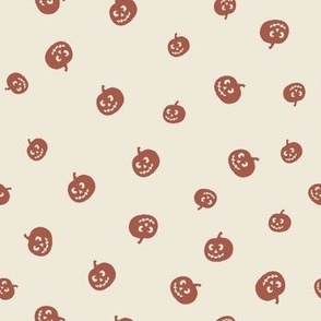 Small // Haunted Harvest: Halloween Jack-o'-Lanterns & Carved Pumpkins - Cream