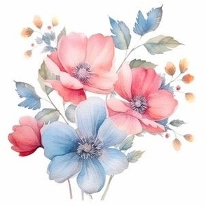 Watercolor Flowers 14