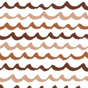 Boho brown waves