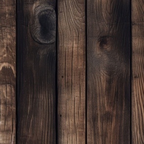 Dark Brown Vintage Wood Vertical Boards – Stained Wood Boards