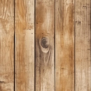 Reclaimed Wood Planks in Light Brown Color