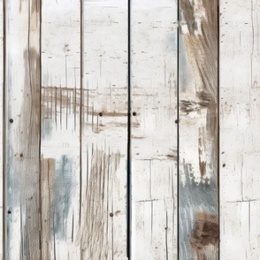 White Painted Vintage Wood Planks – Distressed White Wood Planks