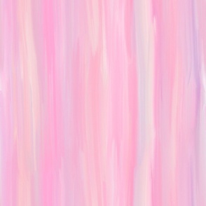 Barbiecore Buttery painterly oil paint brush stroke stripes 24” repeat Ice cream pink, violet, pale yellow