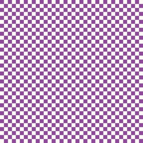1/2" purple checkerboard