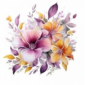 Watercolor Flowers 46