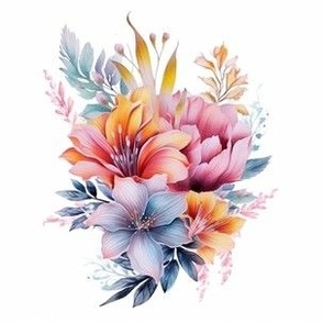 Watercolor Flowers 63