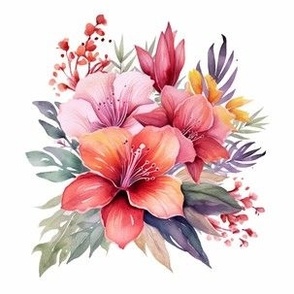 Watercolor Flowers 67