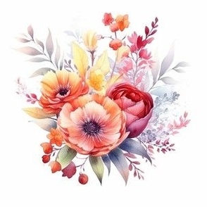 Watercolor Flowers 72