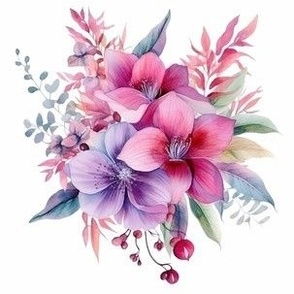 Watercolor Flowers 78
