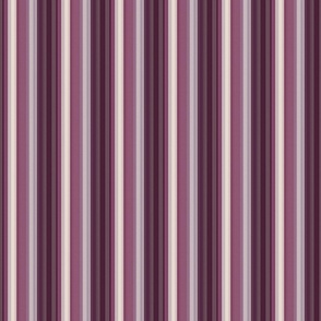 Spring Bloom Stripes - Purples - Linen