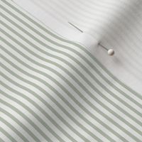 Beefy Pinstripe: Light Sage Green Thin Stripe, Tiny Stripe
