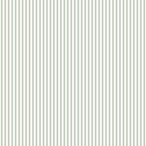Beefy Pinstripe: Light Sage Green Thin Stripe, Tiny Stripe