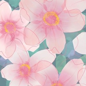 Sakura Blossom Blessings  - Slate