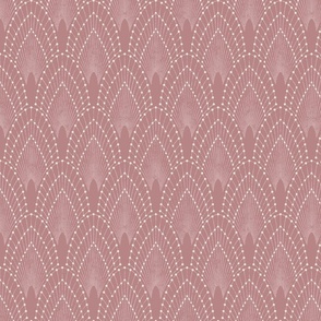 art deco glam - dusty rose - small