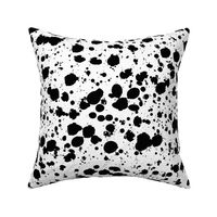 Abstract Animal Print Dalmatian Spots and Dots Splotches