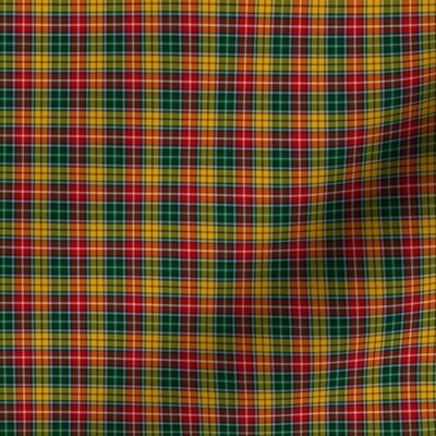 Buchanan 1800 tartan, 1" original colors, Wilsons of Bannockburn