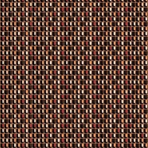 Meccano bricks brown
