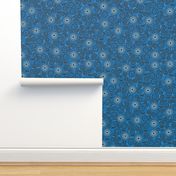 Polka Basset Floral (Blue)