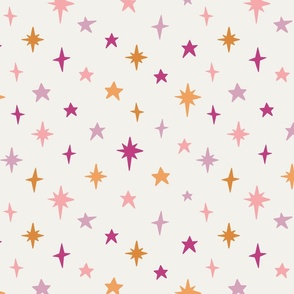 Colorful Halloween Stars and Sparkles 12 inch