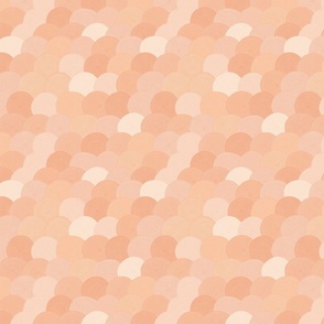 Boho Chic Texture - Decor in Peach and Blush Shades / Medium