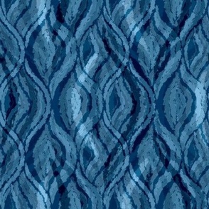 Shades of the Ocean Blue -Bohemian Beach Decor Lake House fabric