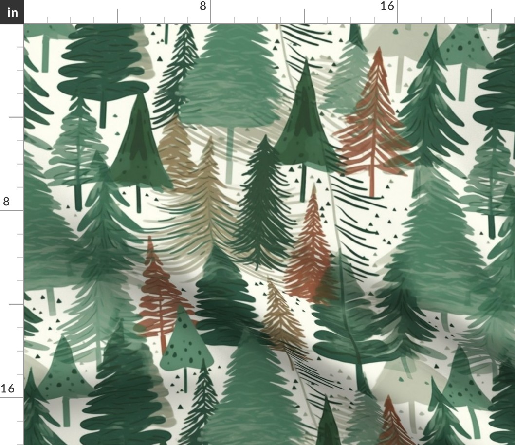 evergreen trees 