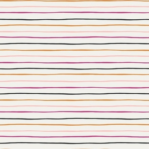 Multicolor Halloween Pin Stripes 12 inch
