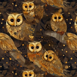 gustav klimt mystic owls 