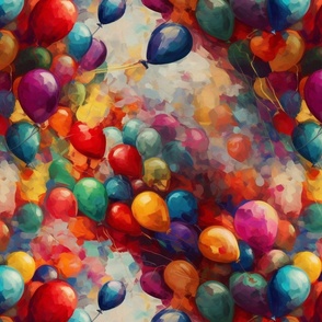 impasto balloon party