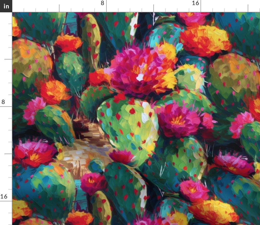 impasto cactus 