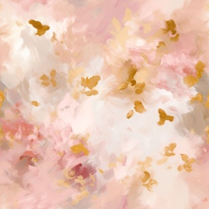 Abstract pink and gold