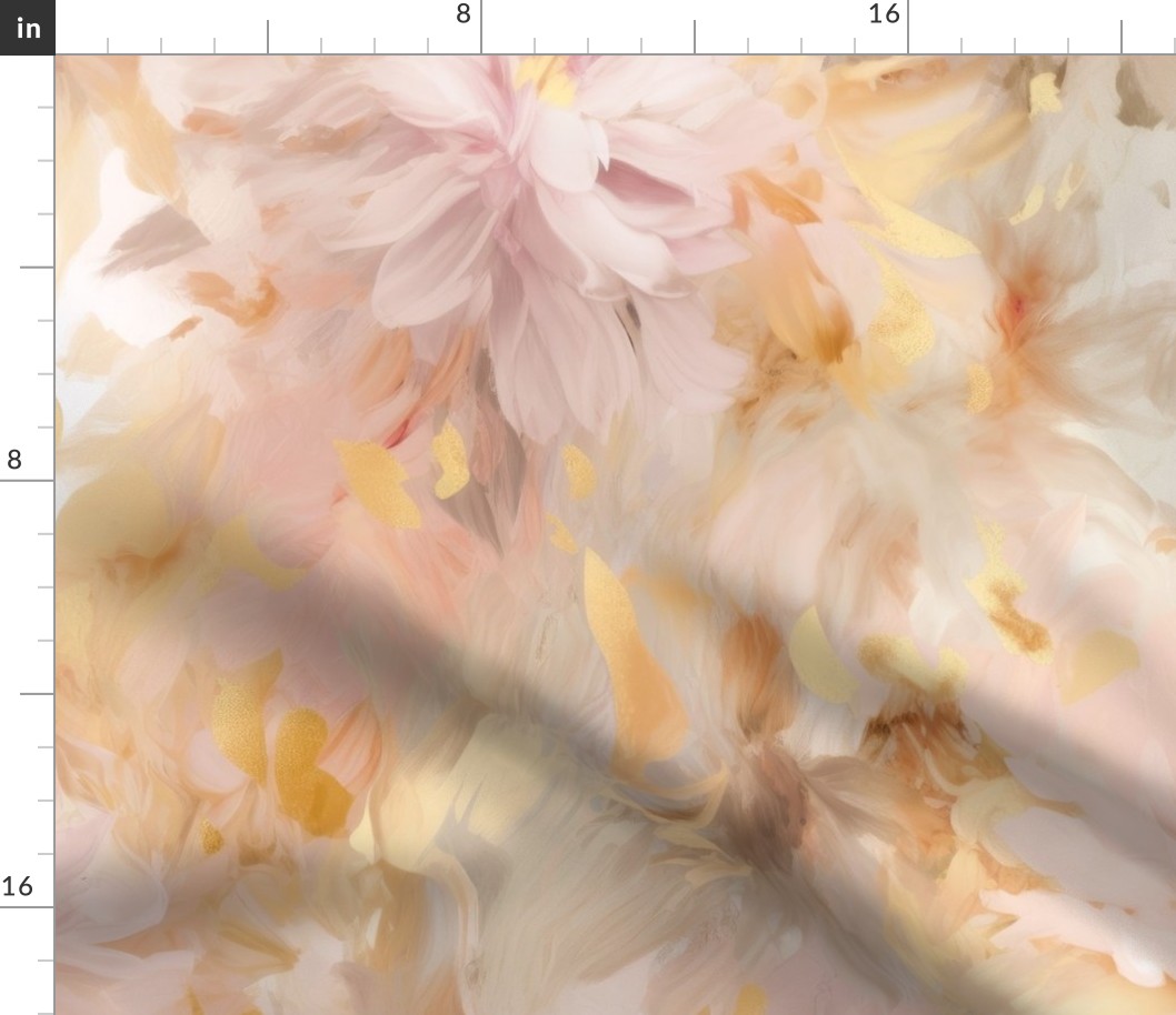 Large Scale Floral Abstract 