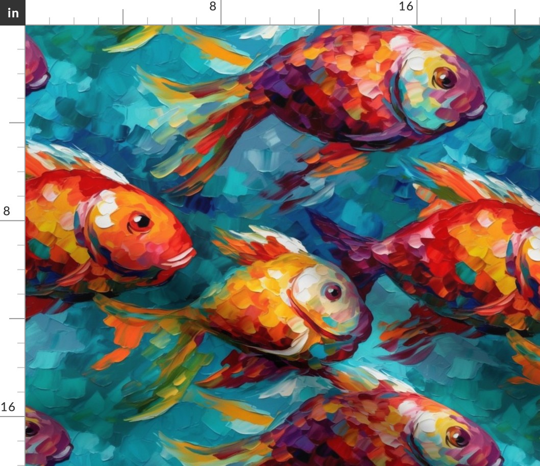 impasto fish swim