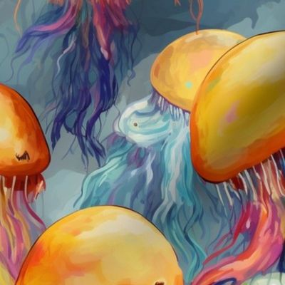impasto jellyfish cuteness