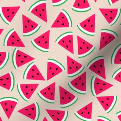 Watermelon Ditsy on Blush