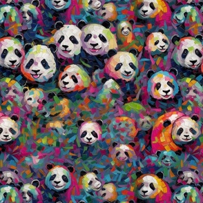happy impasto pandas