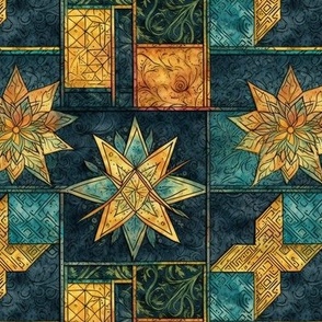 Gold and Emerald Geometry