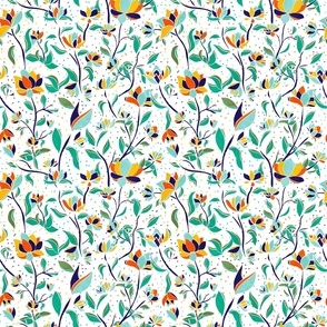 Maximalist Pattern of Lilies