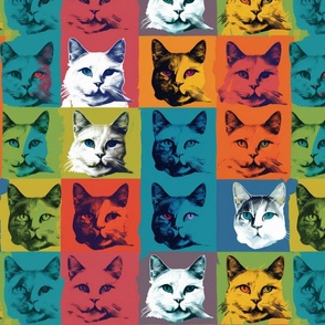 pop art cats