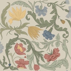 Vintage floral linens
