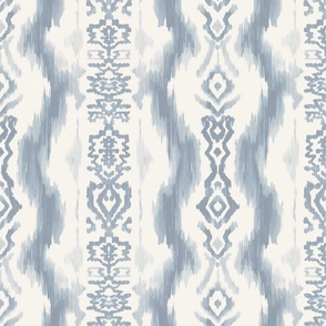 Ikat of the Orient Gray Blue