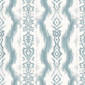 Ikat of the Orient Blue Green