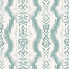 Ikat of the Orient Aqua