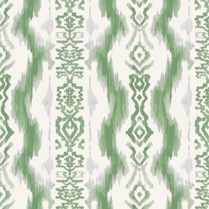 Ikat of the Orient Classic Green