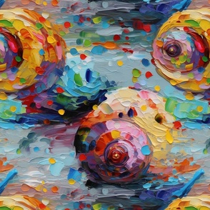 abstract snail shells
