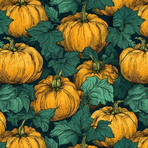 van gogh pumpkins 