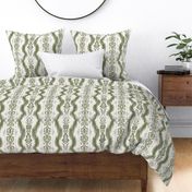 Ikat of the Orient Muted Olive