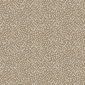 322 - Small mini micro tiny scale  organic textured dashes in soft taupe beige and warm white, and strokes  coordinate for patchwork,. quilting,  crafts, baby and nursery crafts, pet accessories, hair and fashion accessories, children and adult clothing